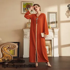 Marocain Abaya Dress For Women Robe Djellaba