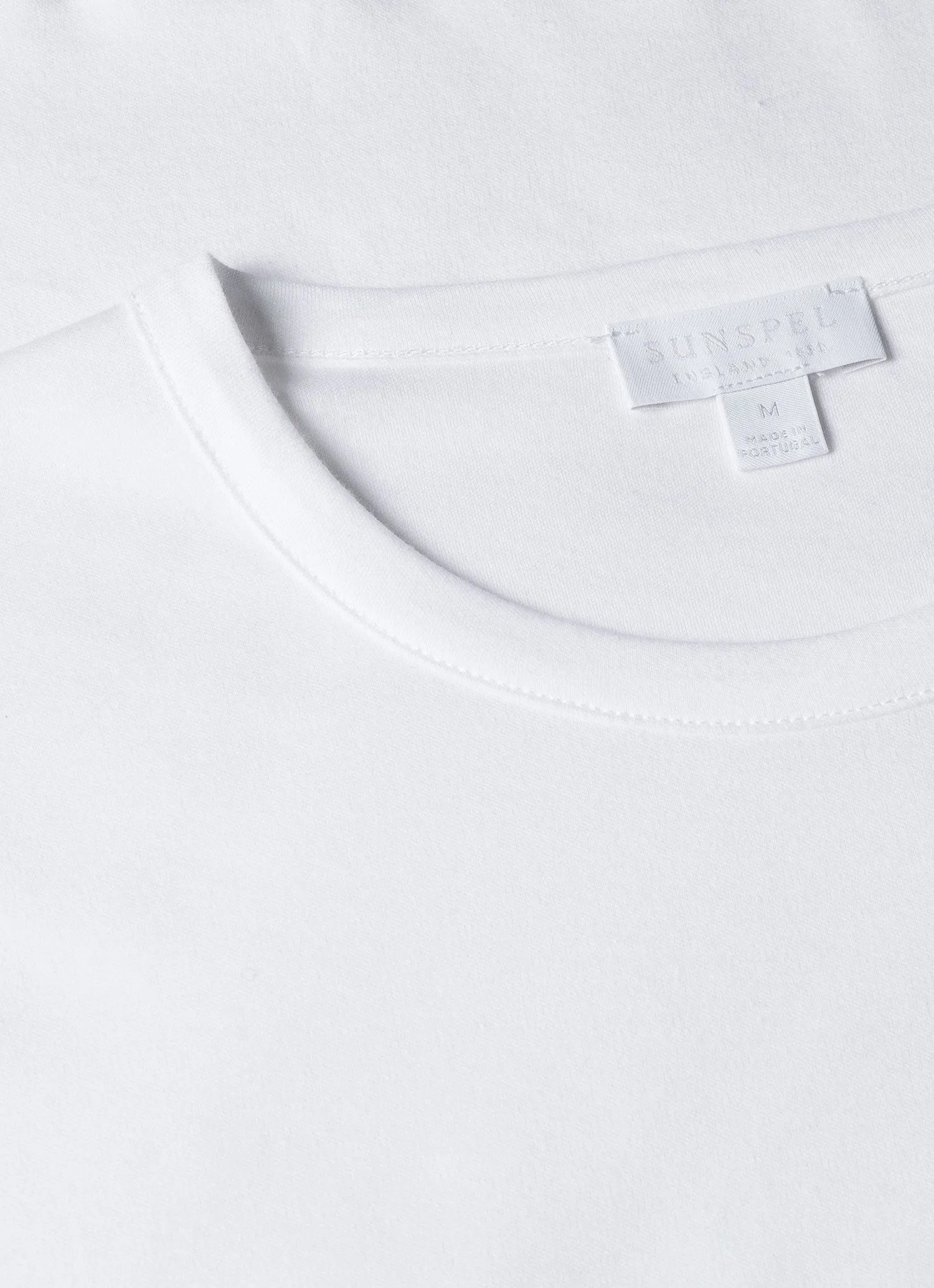 Men's Sea Island Cotton T-shirt in White