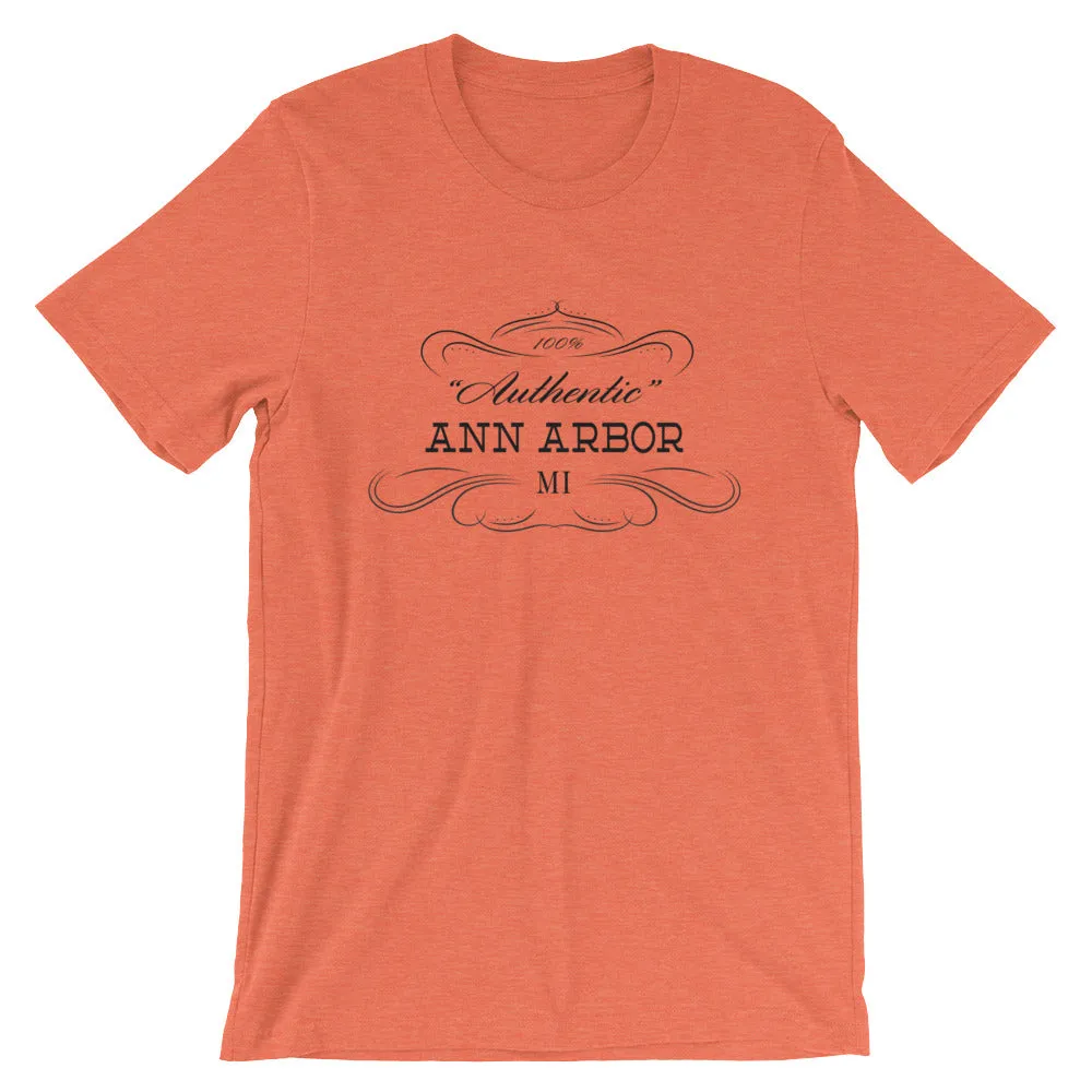 Michigan - Ann Arbor MI - Short-Sleeve Unisex T-Shirt - Authentic