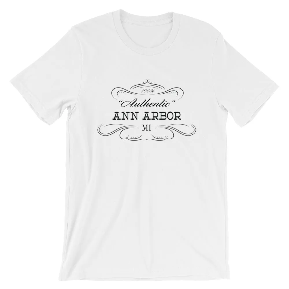 Michigan - Ann Arbor MI - Short-Sleeve Unisex T-Shirt - Authentic