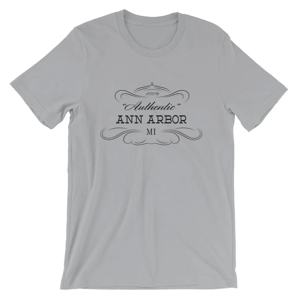 Michigan - Ann Arbor MI - Short-Sleeve Unisex T-Shirt - Authentic