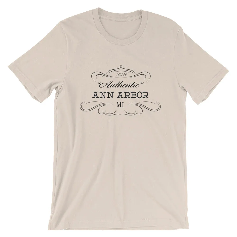 Michigan - Ann Arbor MI - Short-Sleeve Unisex T-Shirt - Authentic