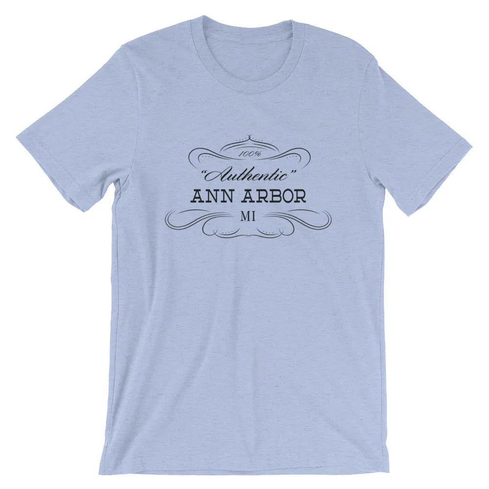 Michigan - Ann Arbor MI - Short-Sleeve Unisex T-Shirt - Authentic