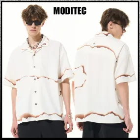 MODITEC  |Unisex Sweat Street Style Short Sleeves Oversized