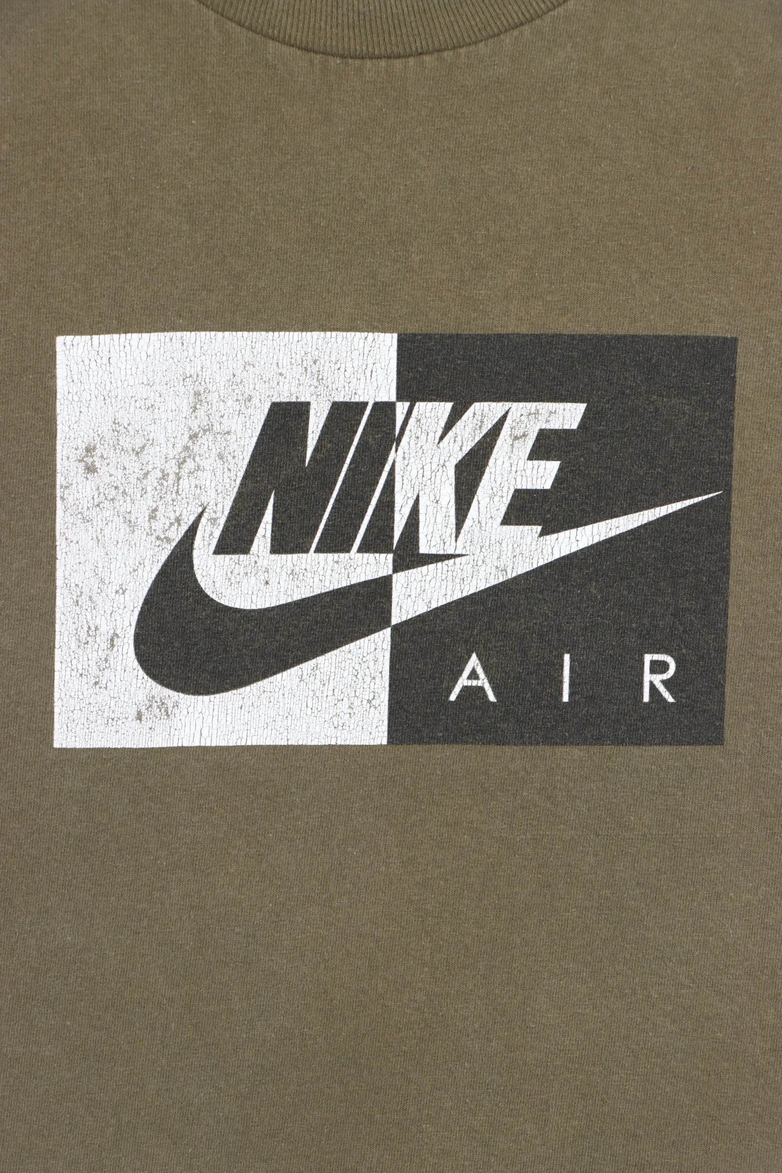 NIKE AIR Split Tone Swoosh Logo T-Shirt (S-M)