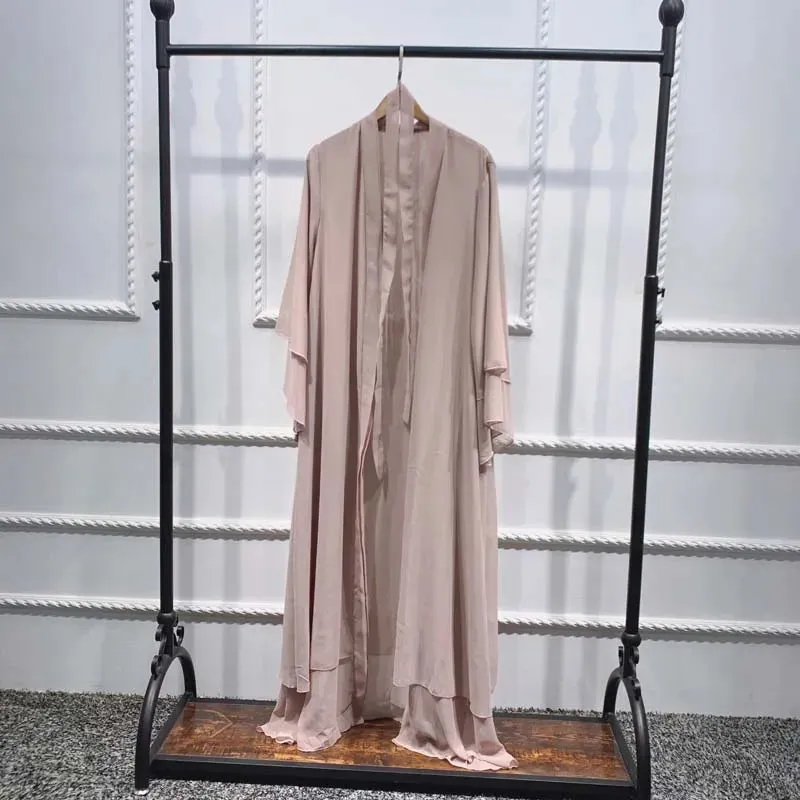 Open Abaya for Women Muslim Fashion Hijab Dress