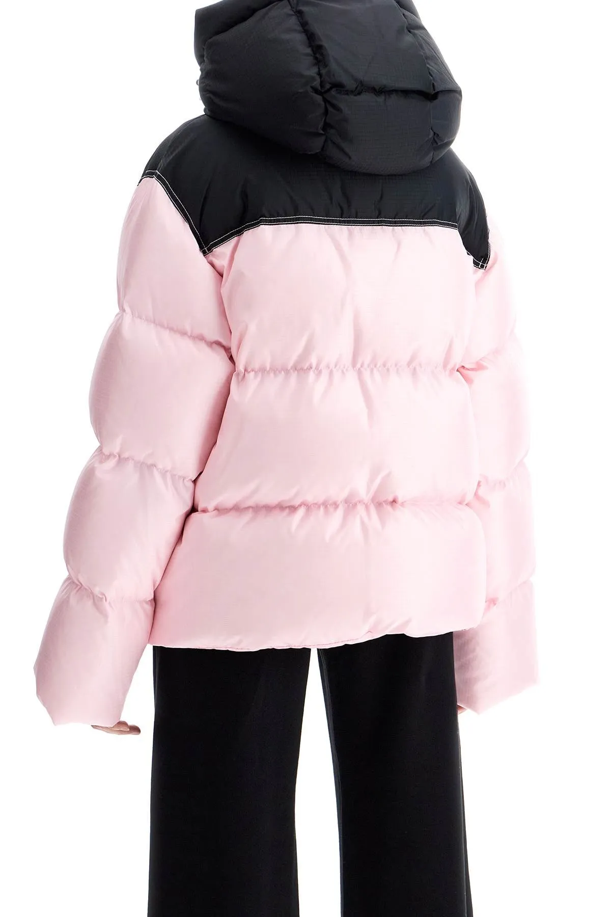 oversized down jacket with