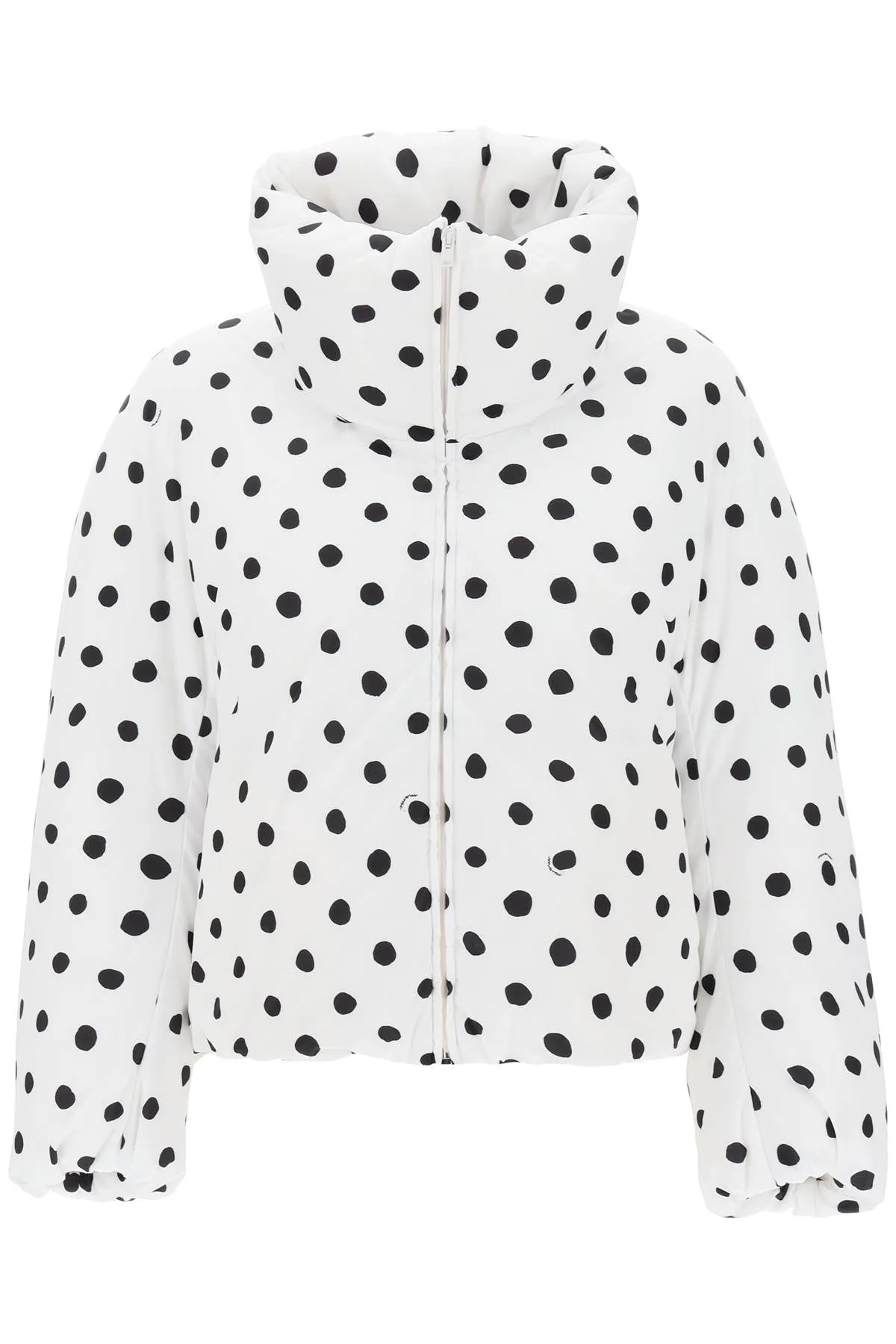 Polka Dot Puffer Jacket