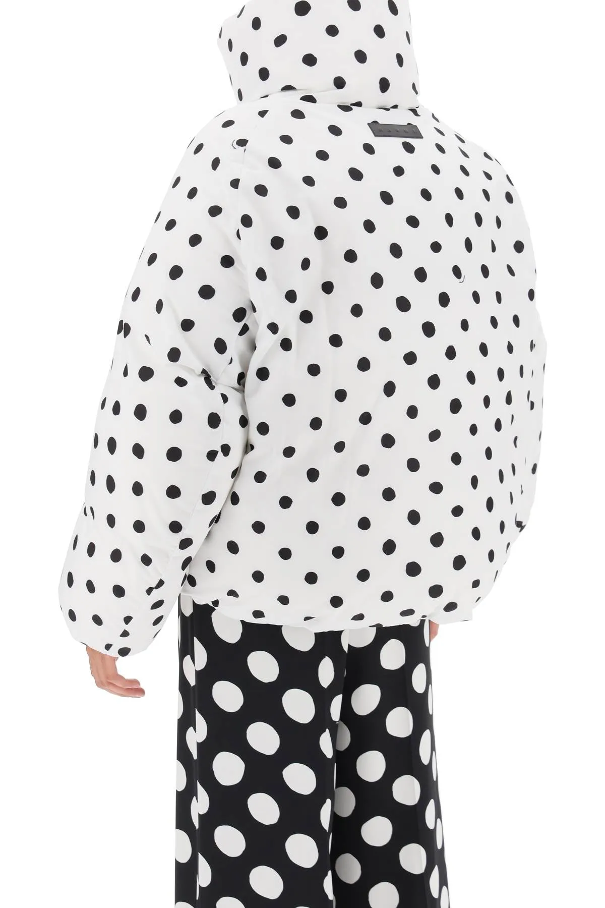 Polka Dot Puffer Jacket