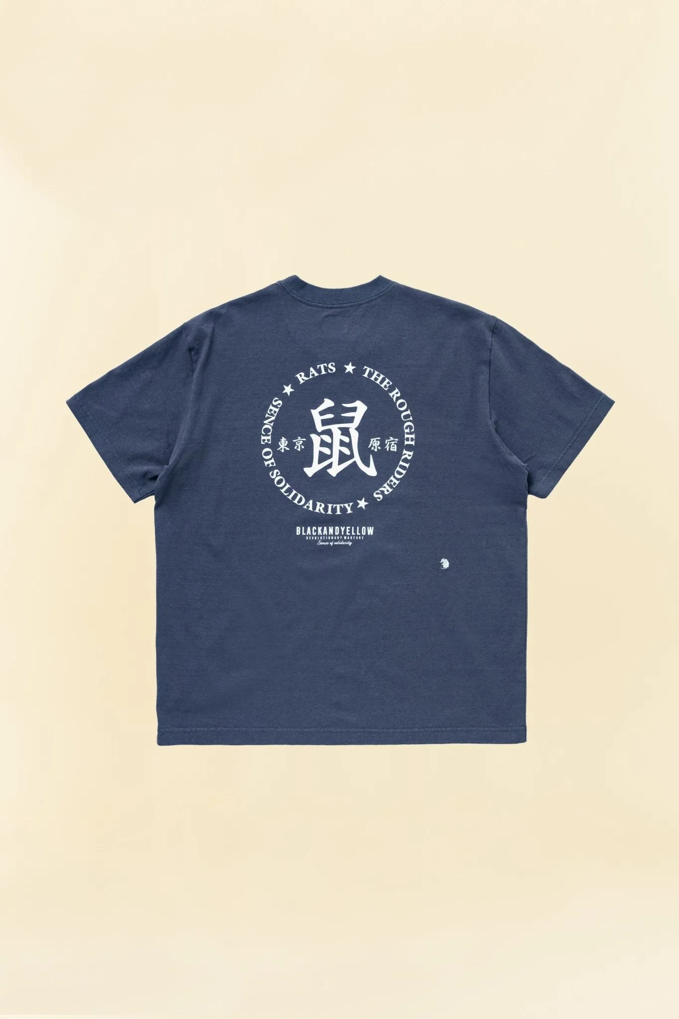 Rats Mouse Short Sleeve Tee - Ash Navy