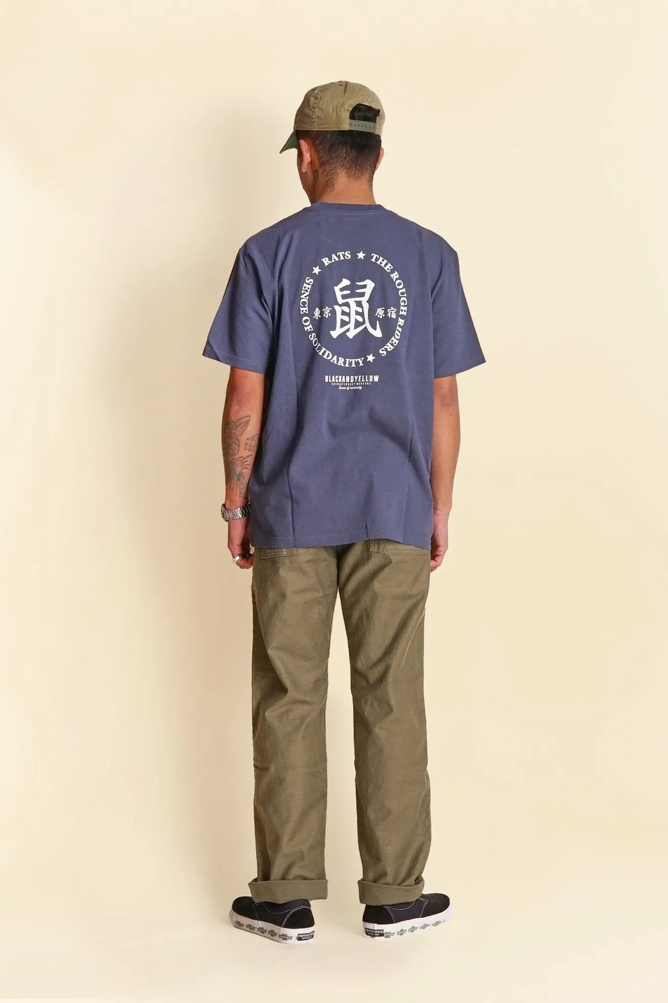 Rats Mouse Short Sleeve Tee - Ash Navy