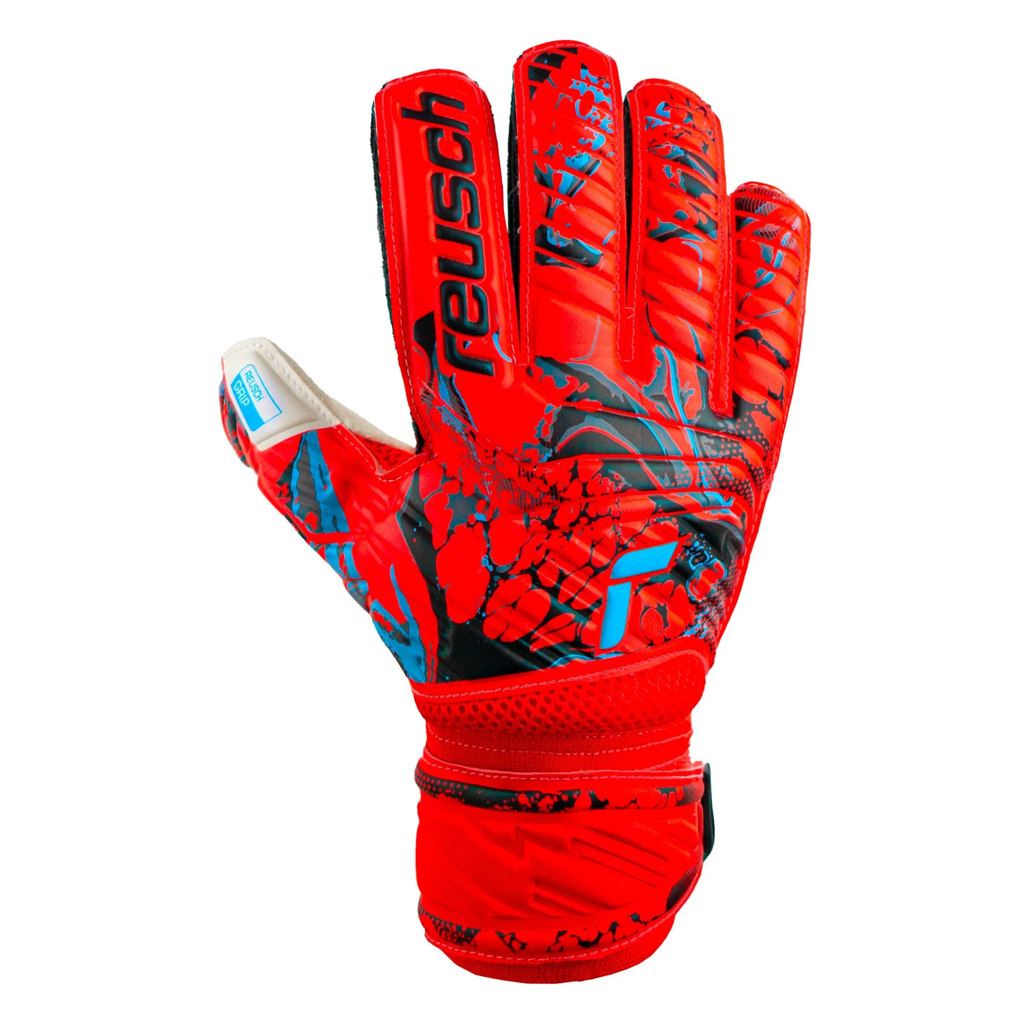 Reusch Men's Attrakt Grip Goalkeeper Gloves Red