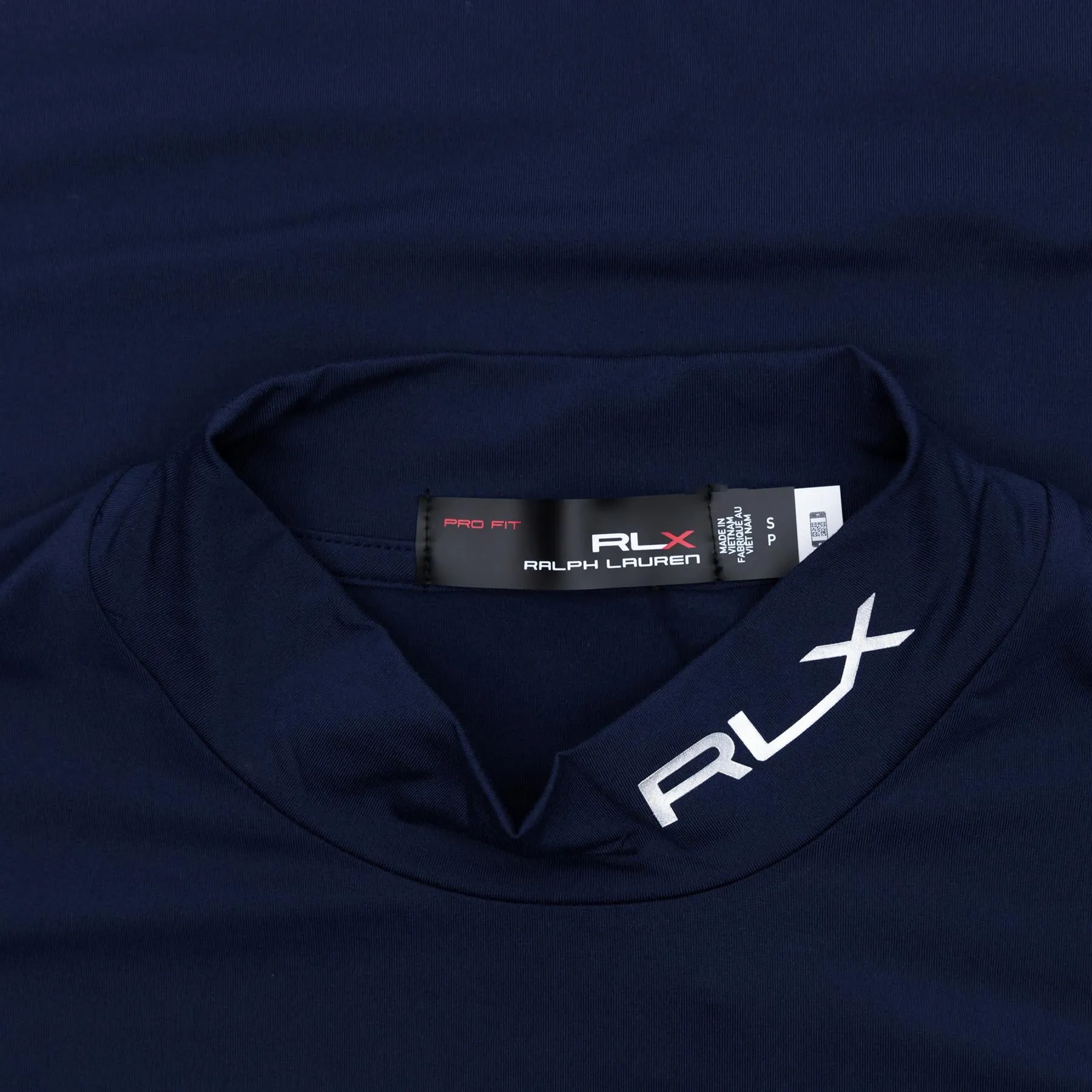 RLX Recycled Peached Airflow Long Sleeve Base Layer French Navy - AW23