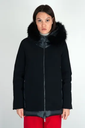 RRD Piumino Winter Hybrid Zar Fur Nero in Materiale