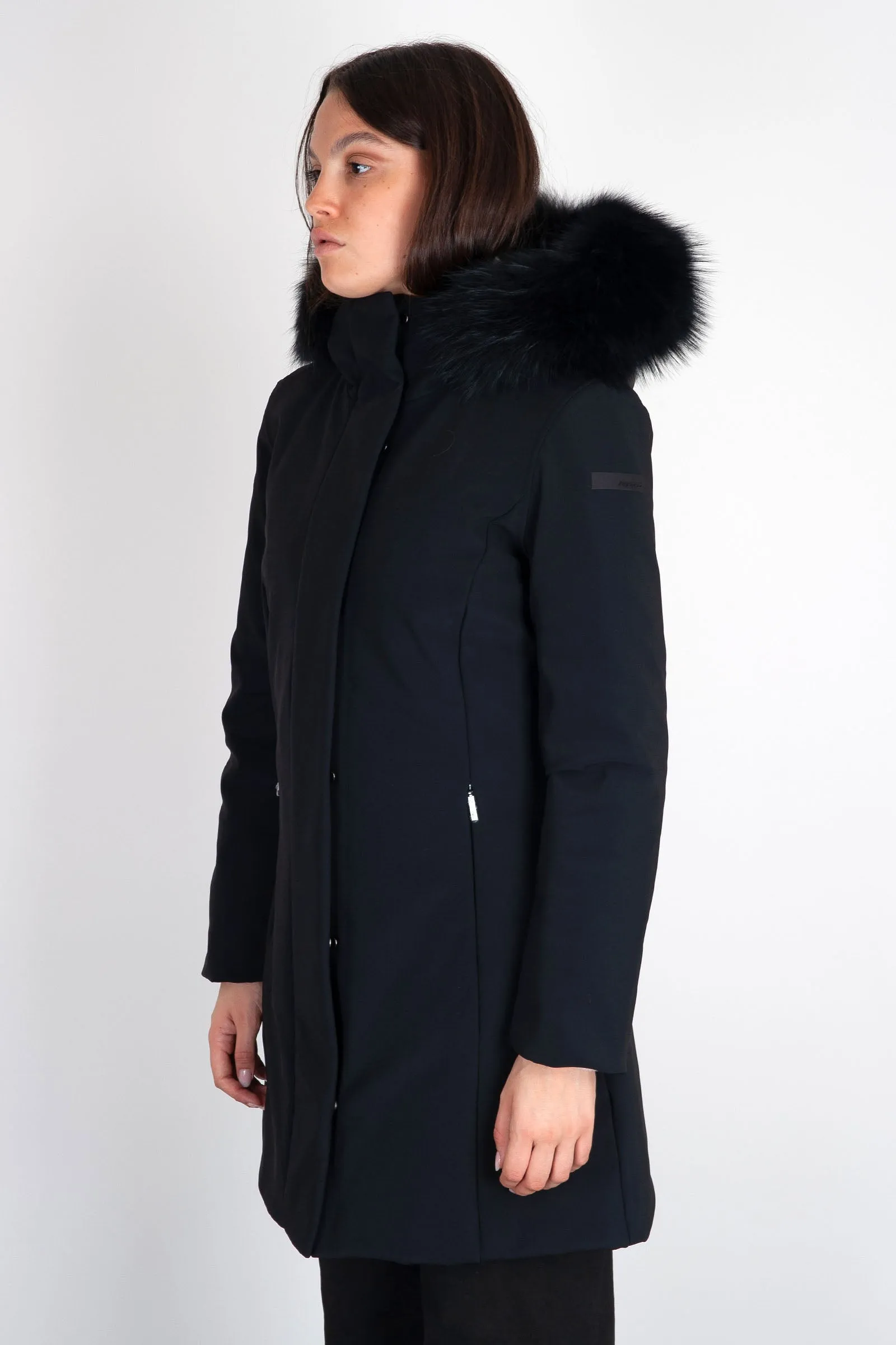 RRD Piumino Winter Long Fur Nero