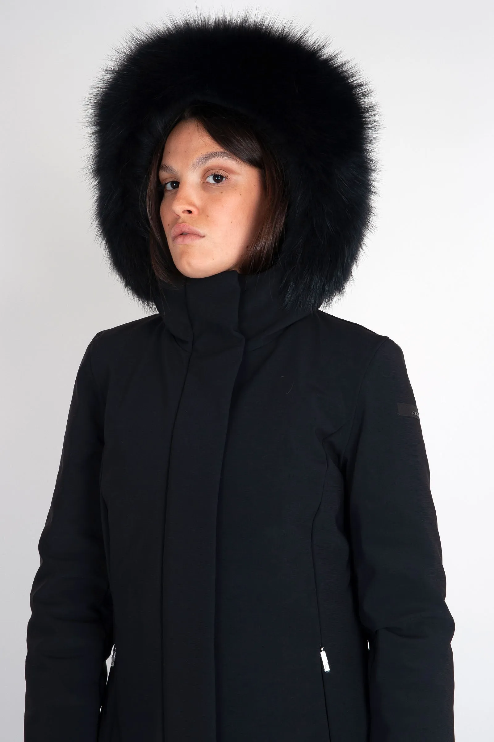 RRD Piumino Winter Long Fur Nero