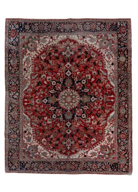 Serapi Vintage Persian Rug 11’3” x 9’4”