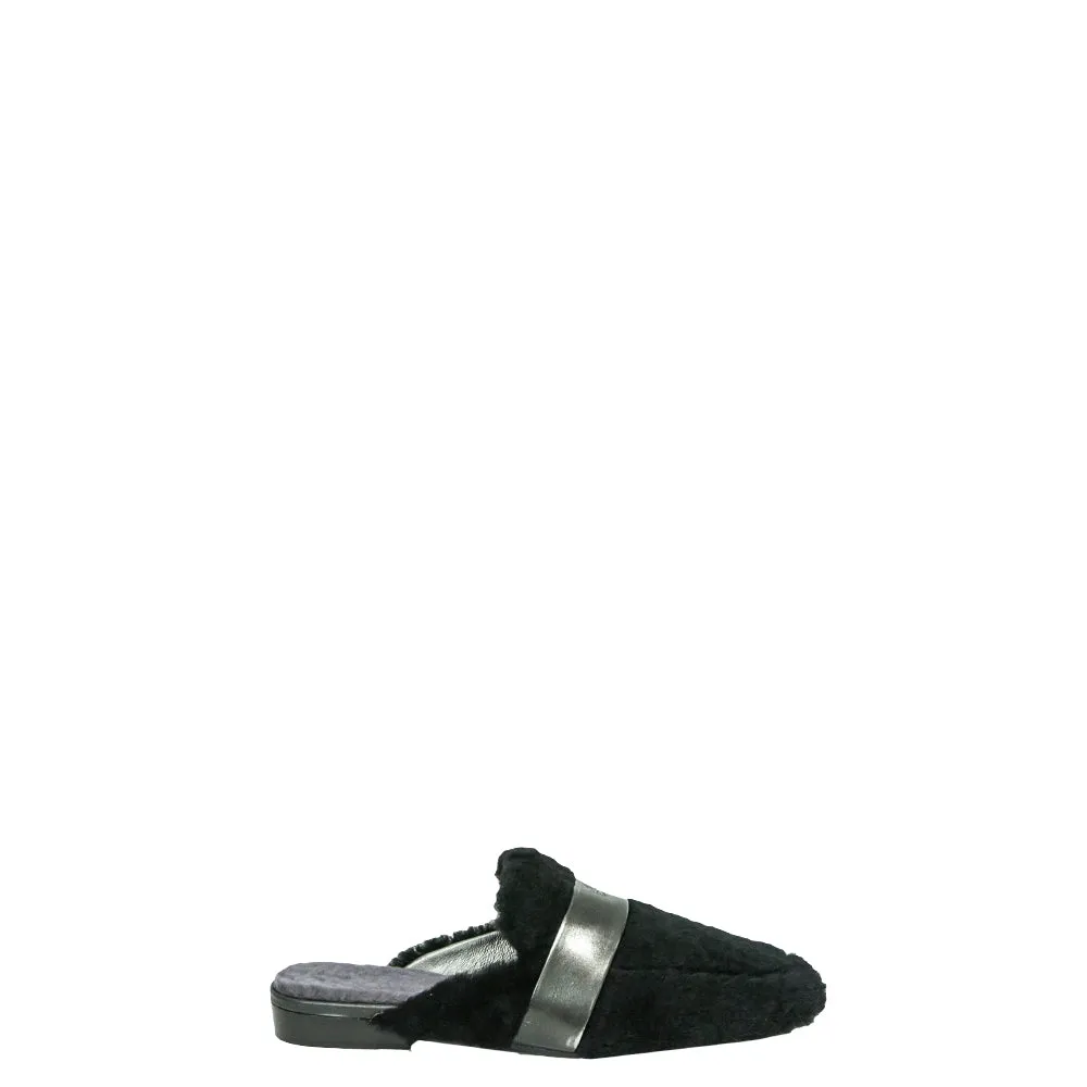 Slipper Montone Black