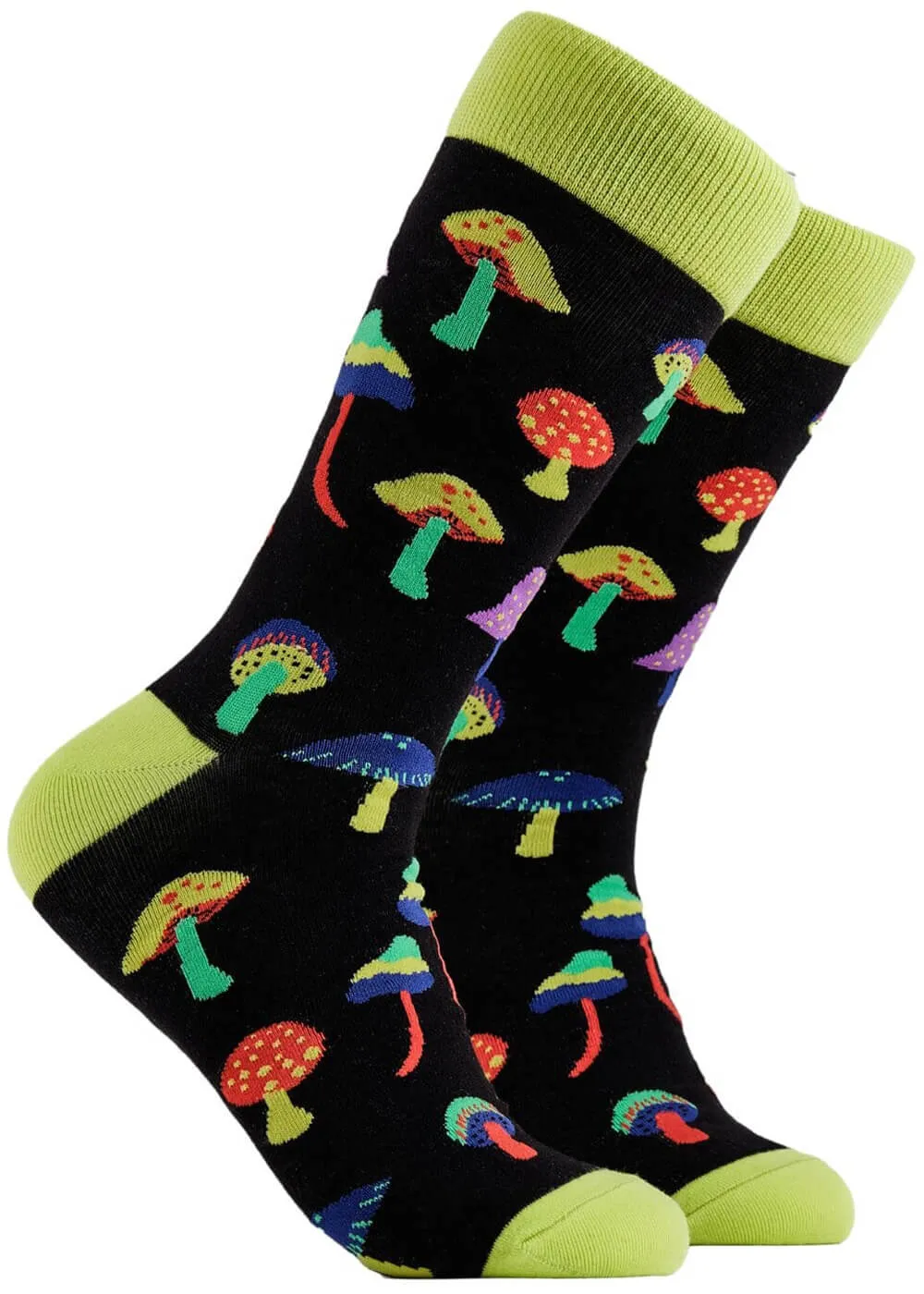 Soctopus Mushroom Trippin' Socks Black