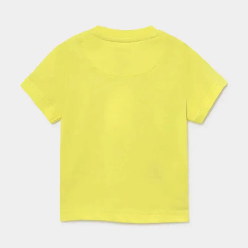 S/s T-shirt Play Car for Baby Boy Lime