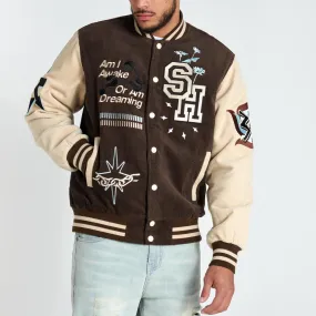 SUGAR HILL PARANOID CORDUROY LETTERMAN (BROWN) (SH23-FALL-27)