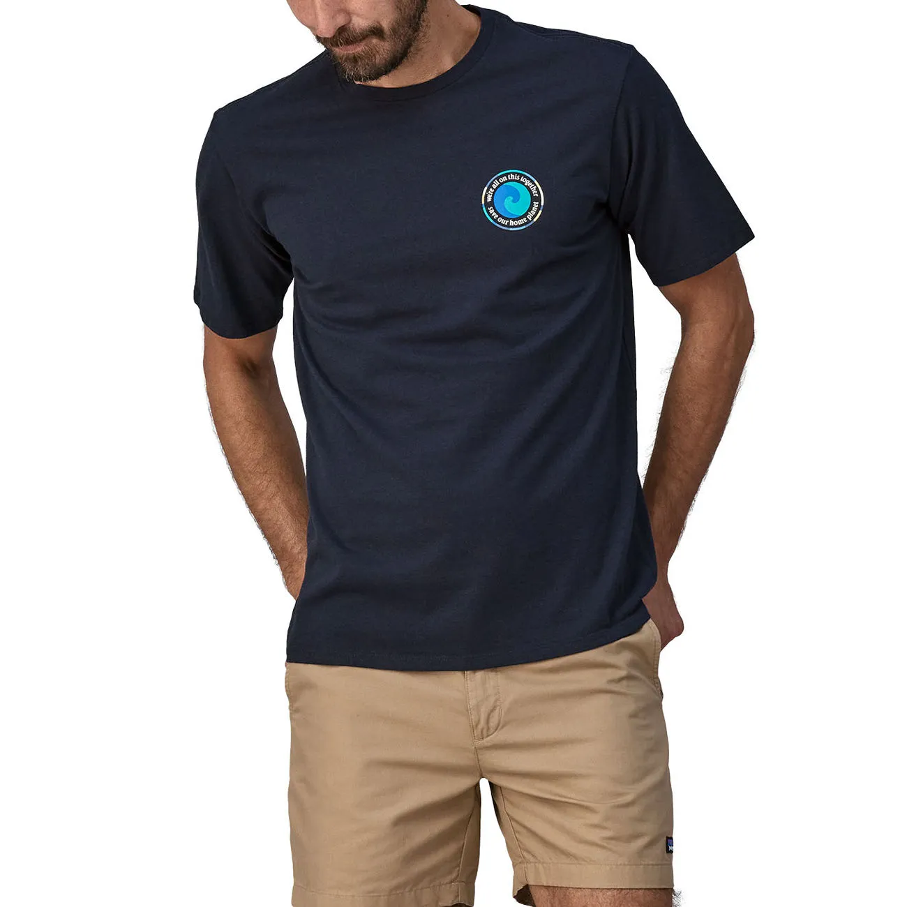 T-SHIRT UNITY FITZ RESPONSABILI-TEE Uomo New Navy