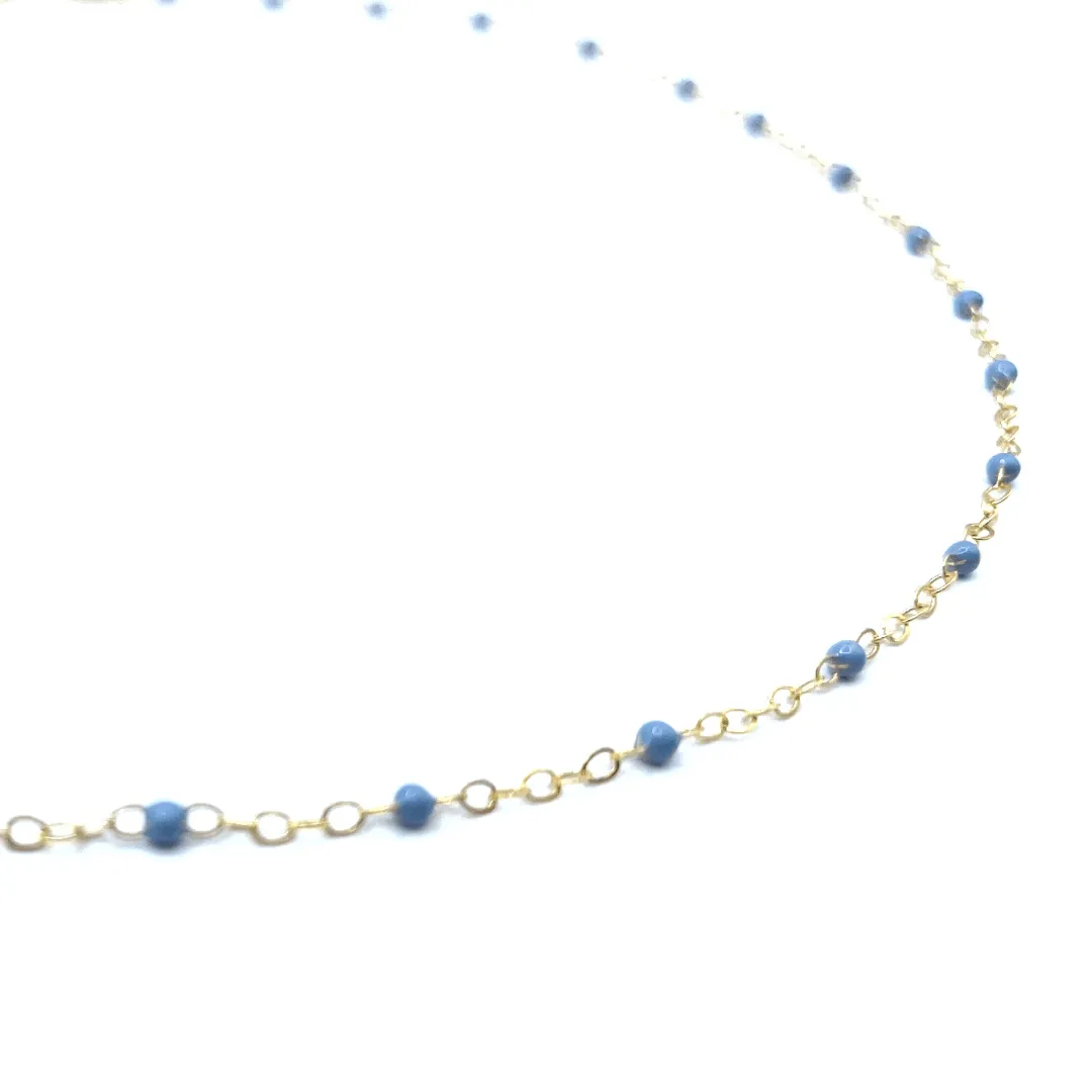 The Dotsy Necklace - 14k Gold-Filled & Epoxy - Waterproof!