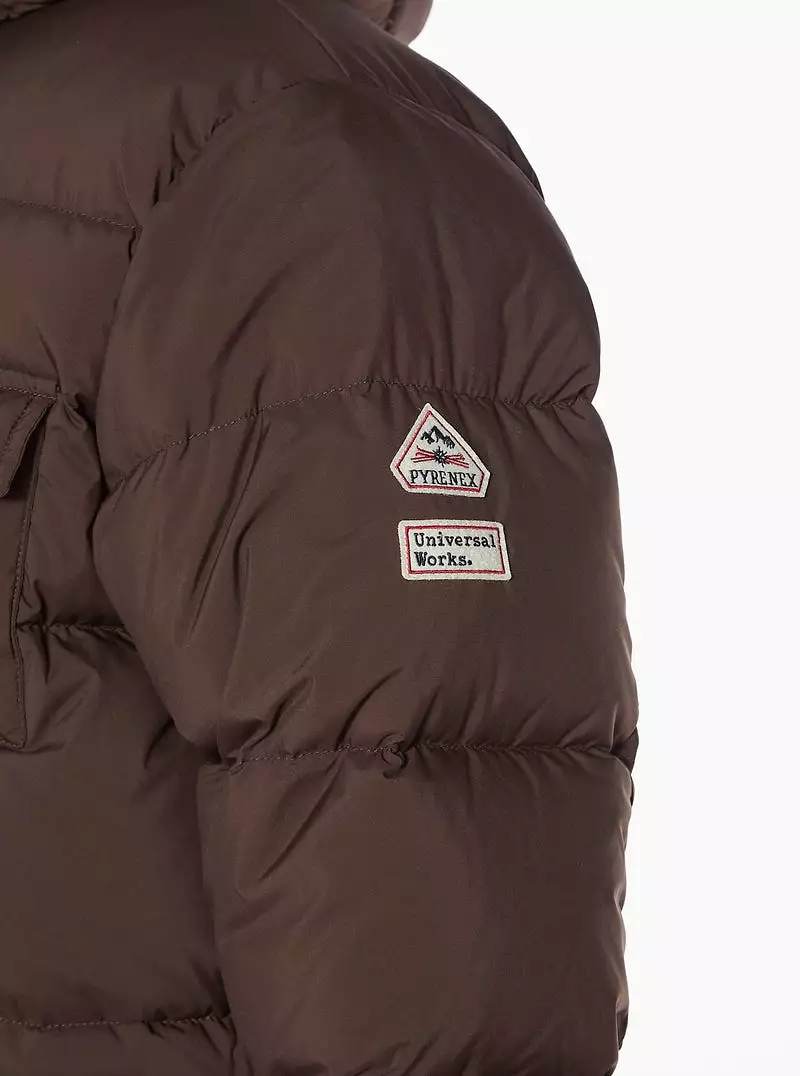 Universal Works Down Jacket seal brown HMO57C