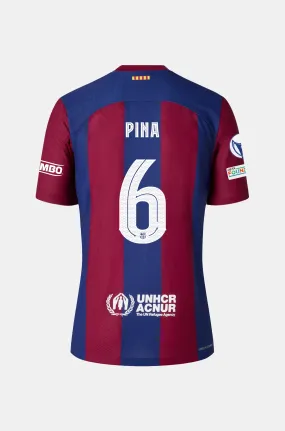 UWCL FC Barcelona Home Shirt 23/24 Player's Edition - Women - PINA