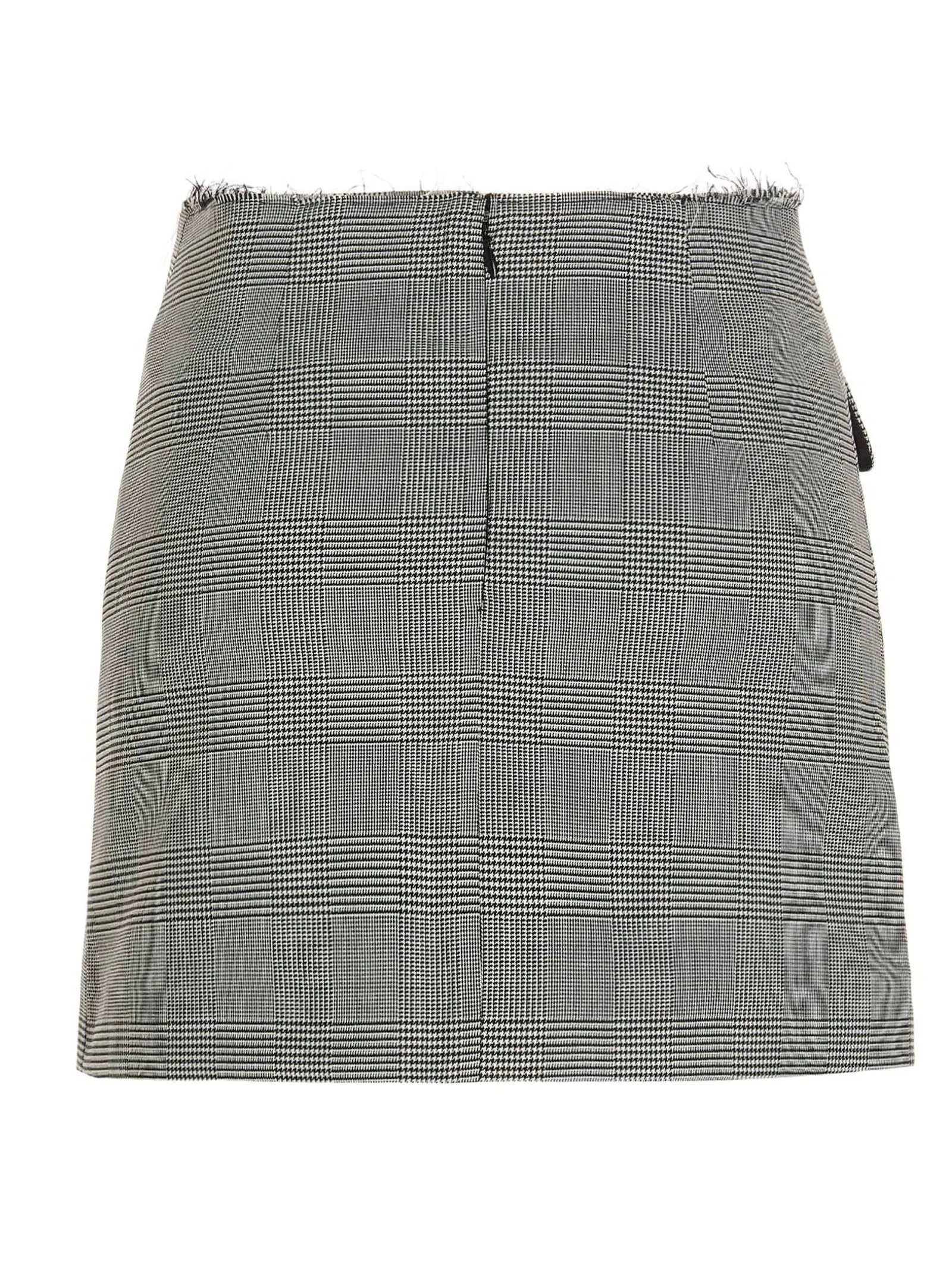 Vetements Checked Tailored Mini Skirt