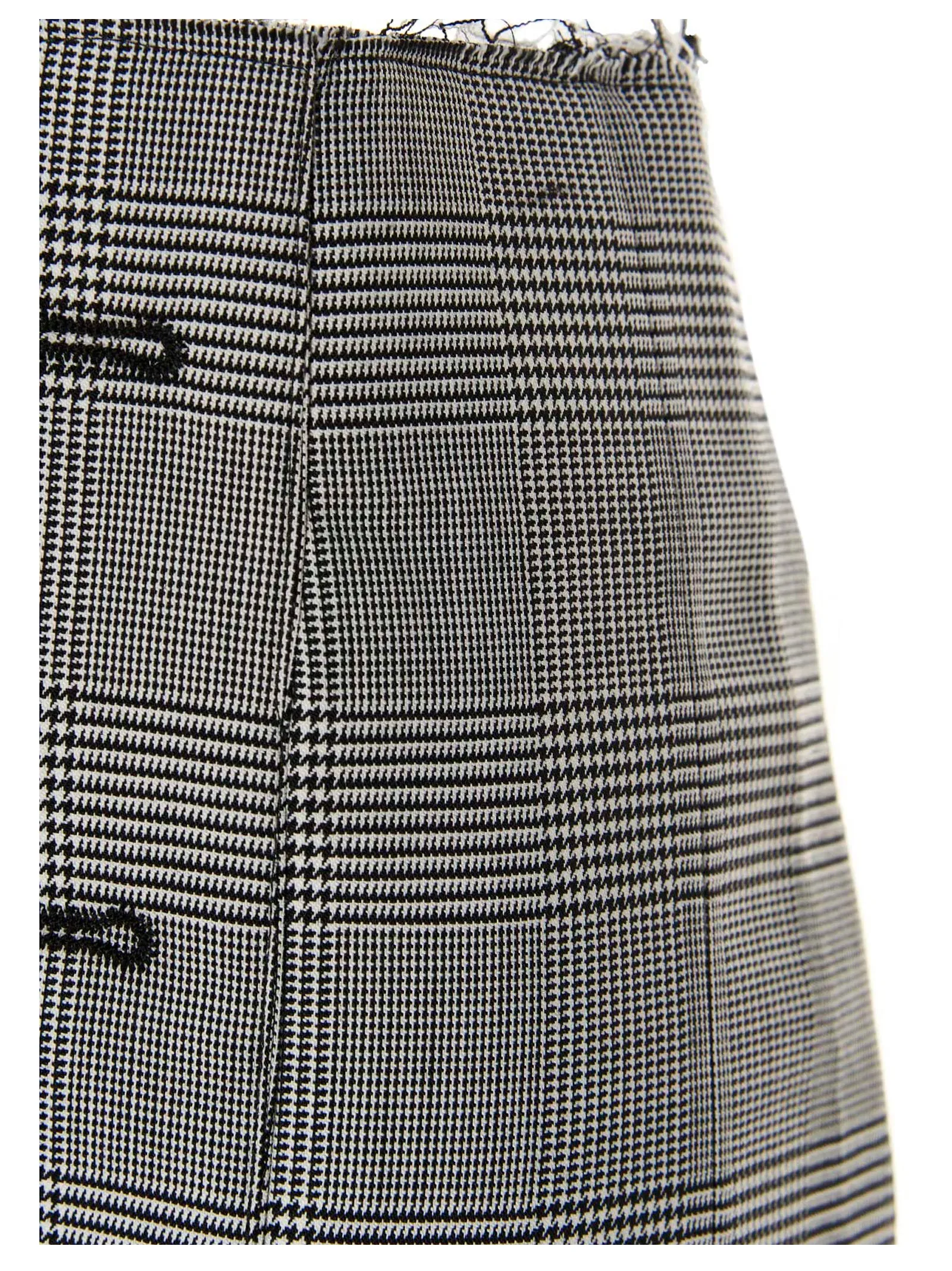 Vetements Checked Tailored Mini Skirt