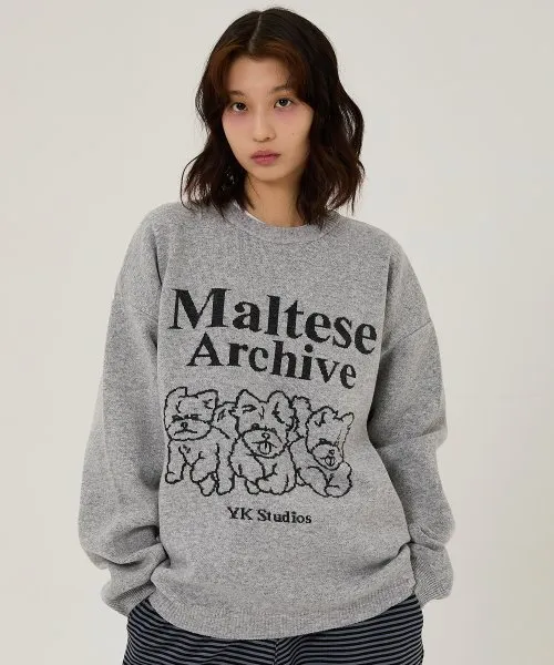 Wai Kei  |Unisex Street Style Long Sleeves Logo Sweaters