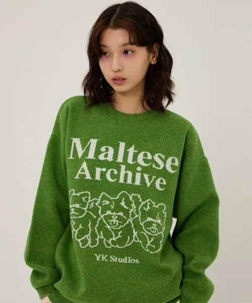 Wai Kei  |Unisex Street Style Long Sleeves Logo Sweaters