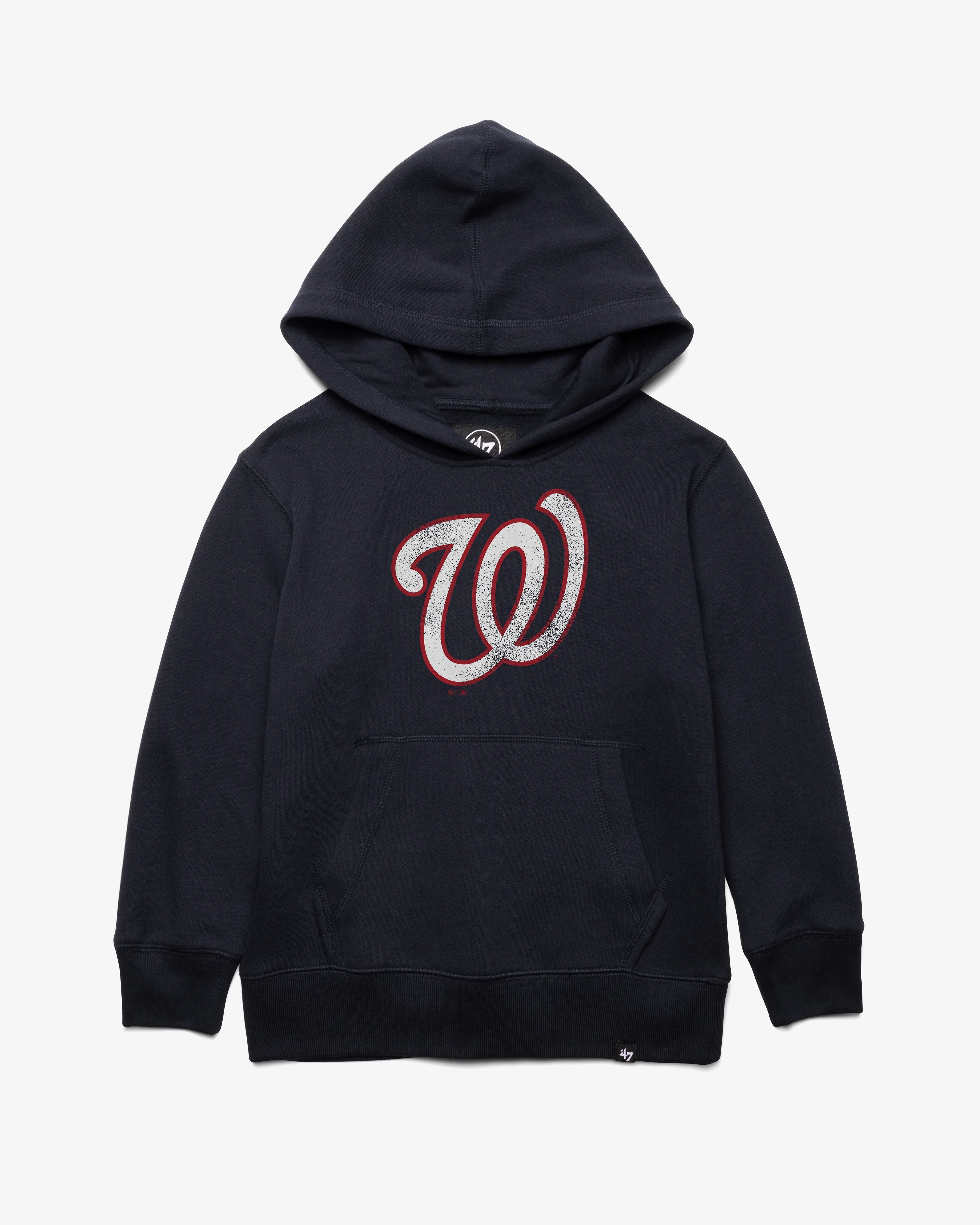 WASHINGTON NATIONALS DISTRESSED IMPRINT '47 HEADLINE HOOD KIDS