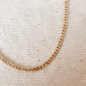 Waterproof Gold Filled Cuban Chain