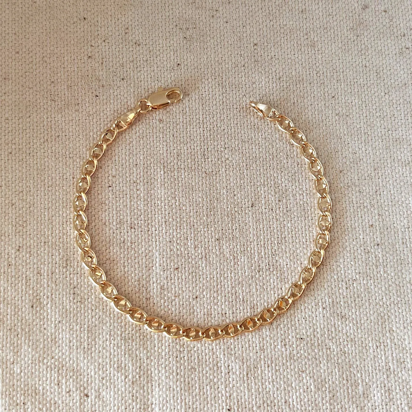 Waterproof Gold Filled Mariner Bracelet