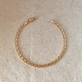 Waterproof Gold Filled Mariner Bracelet