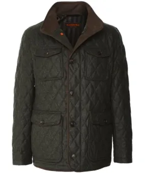 Waterville Water-Repellent Quilted Wool Jacket | Jules B