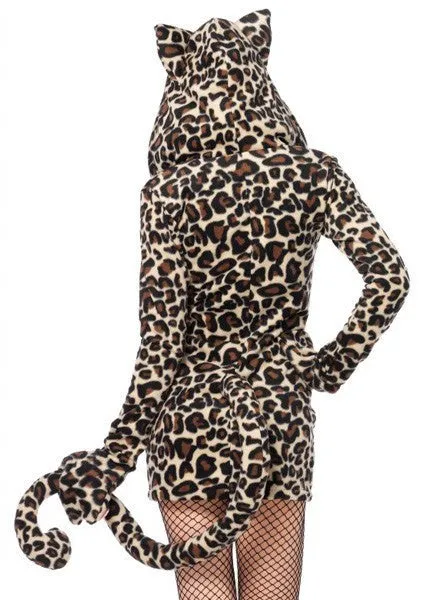 Women's Cozy Leopard Costume (Brown)