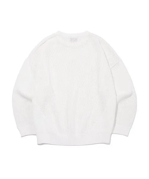 WOOALONG  |Unisex Street Style Long Sleeves Plain Logo Sweaters