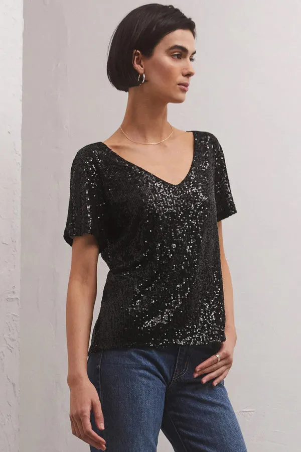 Z Supply Marbella Sequin Top